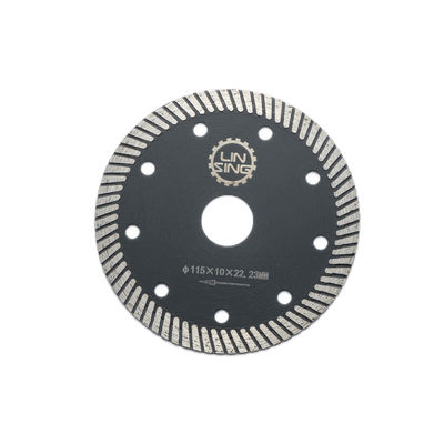 DIY Grade 4.5 inch Diamond Turbo Saw Blade voor Marmer Granite Keramische Beton Asfalt