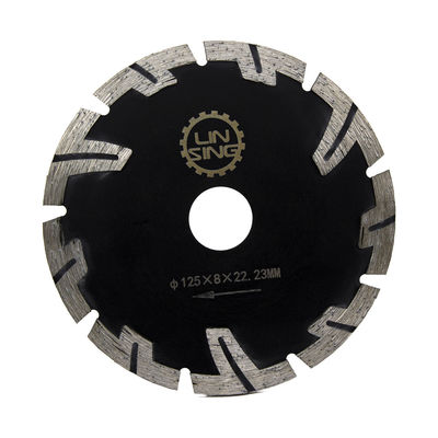 D125mm Segmented T Type Protective Teeth Cutting Disc voor droog snijden goede prijzen