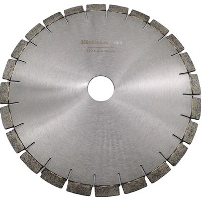 Zilveren/zwarte diamantzaagbladen voor het snijden van steengranit