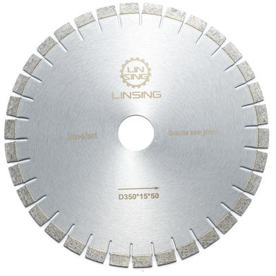 Granitsnijden eenvoudig gemaakt 350mm Diamantzaagblad met 40*3,2*10mm Segment Grootte