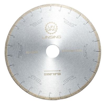 Snijresultaat 1/8IN 350MM 450MM 500MM Diamant horizontale zaagblad voor marmer