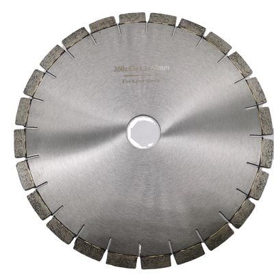 Goed slijtvastheid 350 mm U Diamantzaagblad voor het snijden van graniet