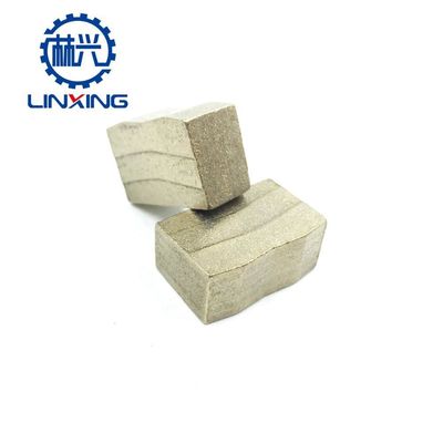 LINXING Diamantsegmenten voor het snijden van graniet 900 mm-4200 mm en conieker segmentvorm