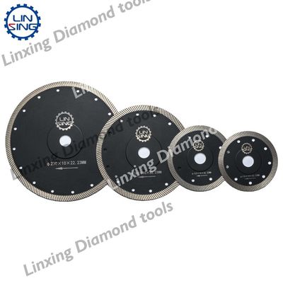 230 mm Diamant snijplaat gesegmenteerde Turbo dunne snijgereedschap Diamantzaaglem 4' 5' 7