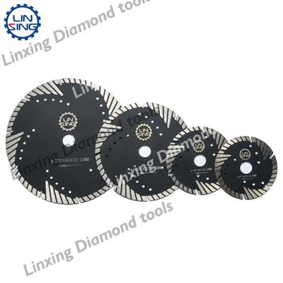 230 mm Diamant snijplaat gesegmenteerde Turbo dunne snijgereedschap Diamantzaaglem 4' 5' 7