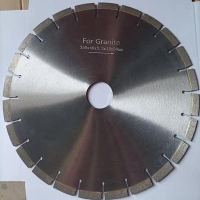 350 mm Diameter 40 mm Segmentvorm Granit Snijblad voor nauwkeurig bloksplitsen