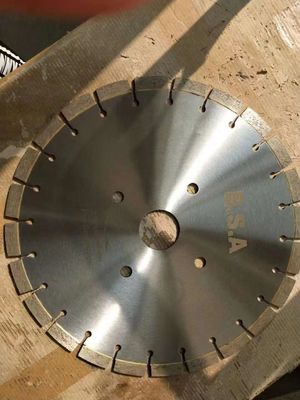 350 mm Diameter 40 mm Segmentvorm Granit Snijblad voor nauwkeurig bloksplitsen