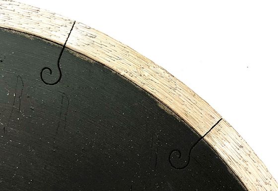 Scherpte Voordeel 350mm J slot zagemedel voor precisie snijden van kwarts en agaat