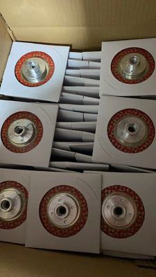180 mm geelektroplateerde marmeren snijplaat met M14 flens en OEM-ondersteuning op maat