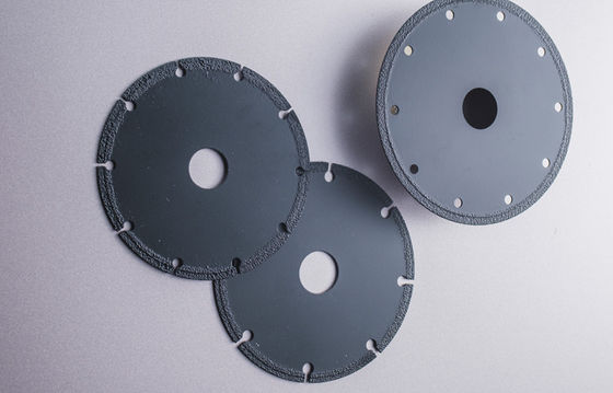 230 mm Marmer snijden en polijsten Vacuum Brazed Zaagblad met Ti-gecoate afwerking