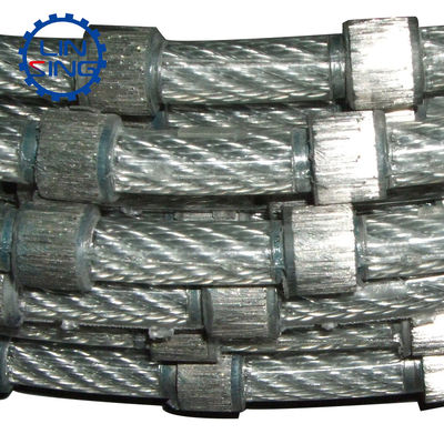 7.3 8.3 mm Diamantdraadzaag voor het vierkant maken en profileren van granitmarmerblokken gegarandeerd