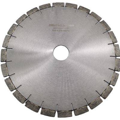 350 mm zandsteen diamantenzaagblad snijplaat voor lava vulkanische steen snijden in Mexico