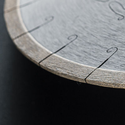 Marmer snijden met een diamantlem met 65 Mn staalmateriaal en efficiëntie