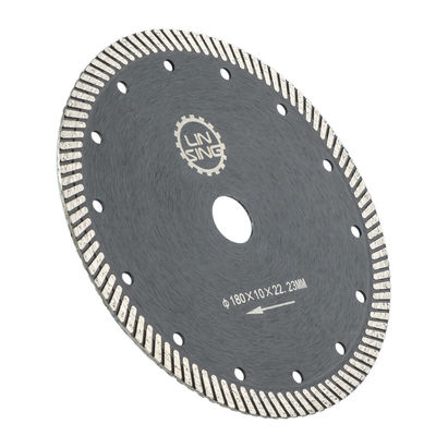180 mm Turbo Diamond Saw Blade voor het snijden en slijpen van gereedschappen op keramische marmeren tegels