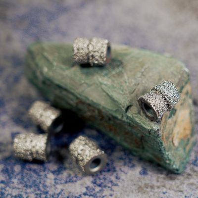 Vacuumbrazen Taper Bead voor marmeren steengroeve Trimming Diamond Bead 11.0mm Draad touw