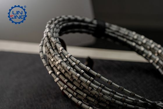 Steen snijden Diamant draad zag met 11.0mm Perlen Diameter en 37pcs Perlen per Meter