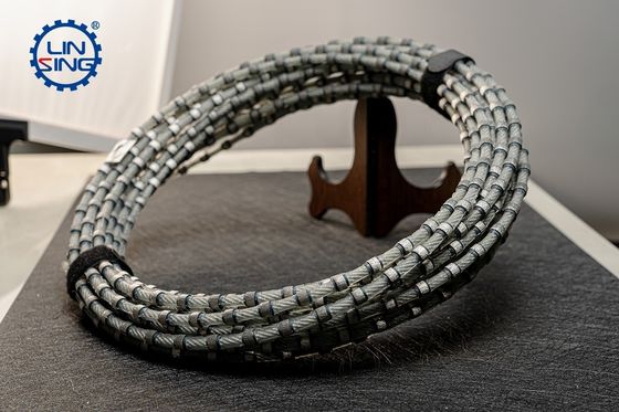 8.8 mm gesinterd kunststof diamantdraadzaag voor het snijden van hoge precisie granietblokken