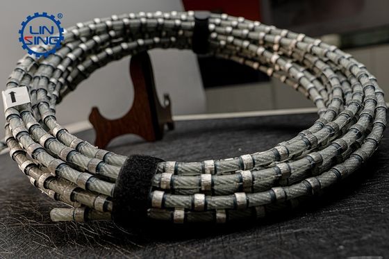 8.8 mm gesinterd kunststof diamantdraadzaag voor het snijden van hoge precisie granietblokken