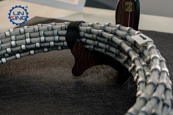 8.8 mm gesinterd kunststof diamantdraadzaag voor het snijden van hoge precisie granietblokken