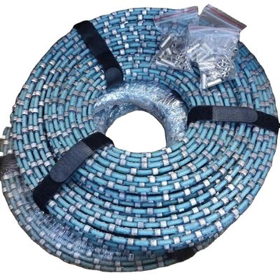 Snijden van 8,3 mm Perlen Plastic Diamant Draadzaag voor het vierkant maken en profileren van Granitblokken