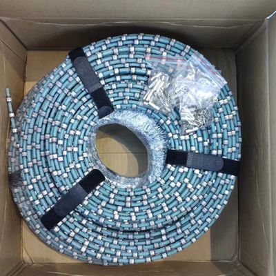 Snijden van 8,3 mm Perlen Plastic Diamant Draadzaag voor het vierkant maken en profileren van Granitblokken