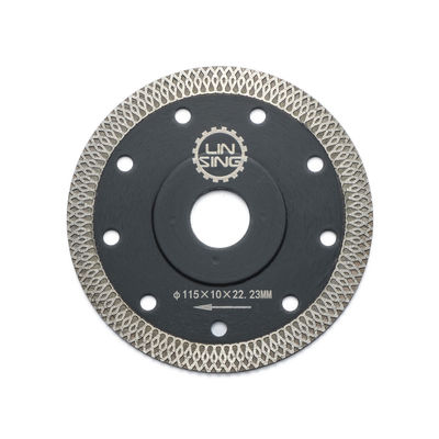 Wet Dry Cutting Diamond Circular Saw Blade 115mm 10 tanden per inch voor porseleinen mesh