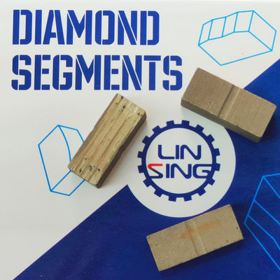 Diamantpoeder 1,2 meter enkelblaad Diamantsegment voor het snijden van marmer in Europa