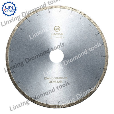 D340/400/450mm Diamantzaagmes voor scherp snijden van graniet 24 tanden per inch Design