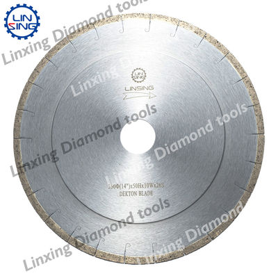 D340/400/450mm Diamantzaagmes voor scherp snijden van graniet 24 tanden per inch Design