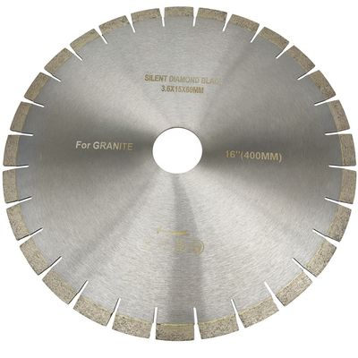 Diameter 400 mm Steengranit schijf tegels Snijgereedschap U-slot 16 inch Silent Diamond Saw Blade Cutter Disc