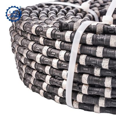Diamantdraadzaag Versterkt betonnen snijtouw 11,5 mm Rubber Spring Draad met steun
