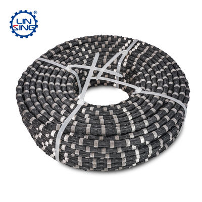 Diamantdraadzaag Versterkt betonnen snijtouw 11,5 mm Rubber Spring Draad met steun
