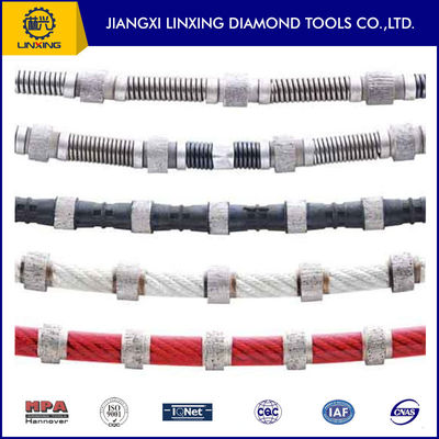Plastic Connection Diamond Multi-Wire Saw voor het snijden van granietblokken Diameter D7.3/D6.3mm