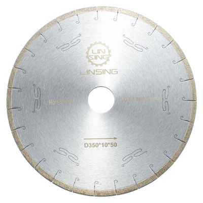 Cold PRESS 350 mm J-Slot Diamond Segment zaagblad voor marmeren snijden industriële kwaliteit