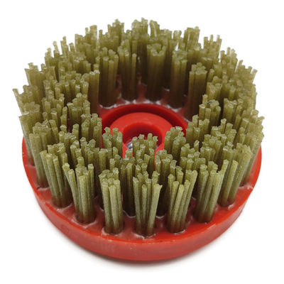 Diamant Abrasive Grains Ronde Nylon Borstel voor Marmer Granit Antiek Oppervlak OEM