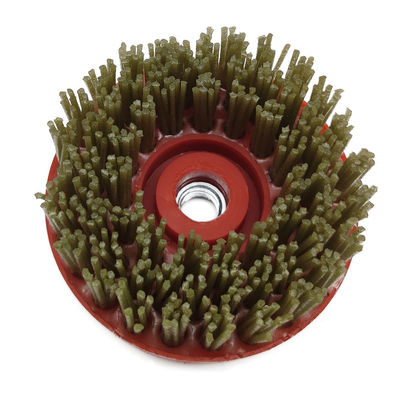 Diamant Abrasive Grains Ronde Nylon Borstel voor Marmer Granit Antiek Oppervlak OEM