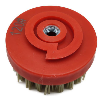 Diamant Abrasive Grains Ronde Nylon Borstel voor Marmer Granit Antiek Oppervlak OEM