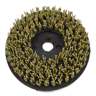 Diamant Abrasive Grains Ronde Nylon Borstel voor Marmer Granit Antiek Oppervlak OEM