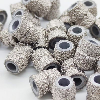 Vacuumbrazen met dubbele baarden van het type diamantdraadzaagkraal voor het snijden van graniet