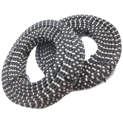 Lange levensduur Diamantdraad 12,0 mm* 40 Rubbercoated voor het snijden van granietsteen in steengroeven