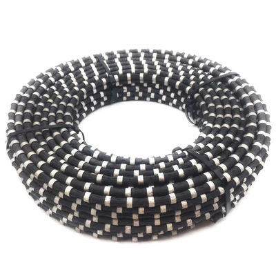 Lange levensduur Diamantdraad 12,0 mm* 40 Rubbercoated voor het snijden van granietsteen in steengroeven
