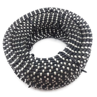Lange levensduur Diamantdraad 12,0 mm* 40 Rubbercoated voor het snijden van granietsteen in steengroeven