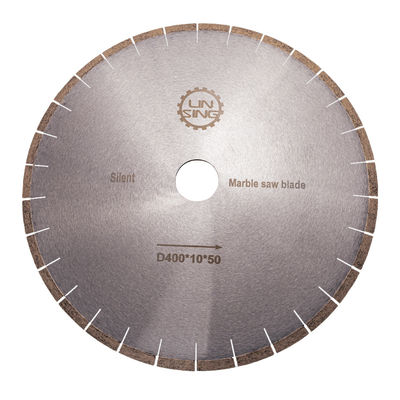 Metalen poeder grondstof D400mm Segmented Diamond Saw Blades voor het snijden van marmer