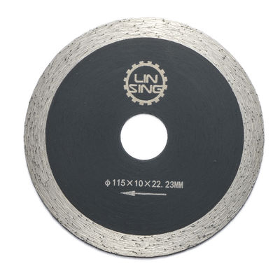 Koudpers 8 inch continu diamantzaagmes voor keramische tegels Asfalt snijden goed