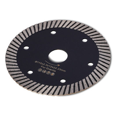 ODM-ondersteuning 230 mm diamant Turbo zaagblad voor het efficiënt snijden van granietmarmer
