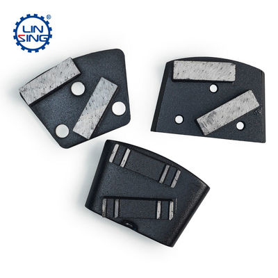 Op maat gemaakte betonnen vloer Trapezium metalen diamant slijpplaat met diamantsegment