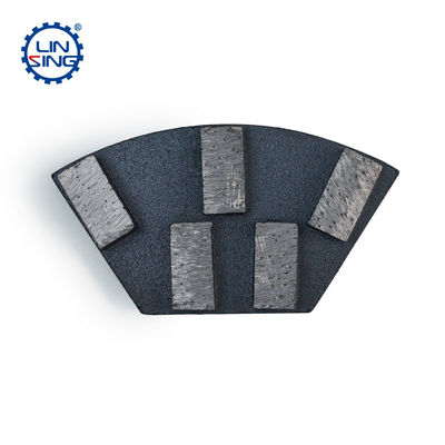 Op maat gemaakte betonnen vloer Trapezium metalen diamant slijpplaat met diamantsegment