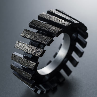 20 mm Segmenthoogte Diamant Stubbing Wheel Boorgereedschap voor het frezen van granietmarmer