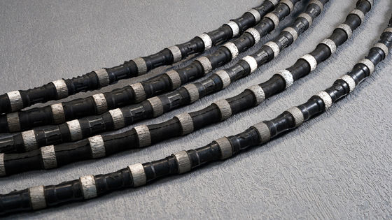 D11.5MM D12MM Diamantdraadzaagtouw voor het snijden van gemengd staal-beton in steengroeven