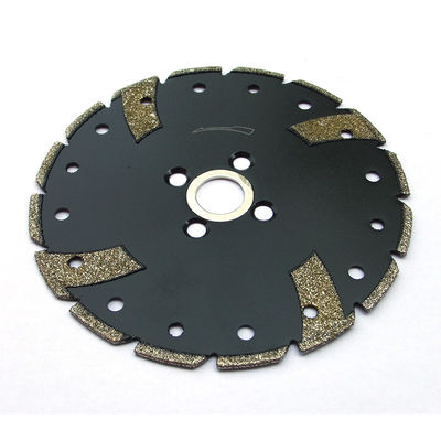 Diamantgereedschap 350 mm Elektroplaat Diamantzaagblad voor het snijden van granietmarmersteen